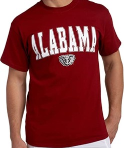 NCAA Alabama Crimson Tide Short Sleeve T-Shirts Hoodie Sweatshirt Full-Size Gifts