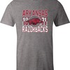 NCAA Arkansas Razorbacks Adult Retro Stacked Image One Everyday Shirt with Retro NCAA Shirts