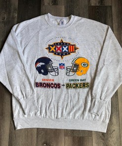 NCAA Broncos Packers Super Bowl 32 Champions Sweatshirt T-shirt - Ideal Gift for NFL Fans