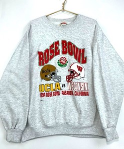 NCAA College Apparel: Vintage Wisconsin Badgers vs UCLA Bruins 1994 Rose Bowl Sweatshirt