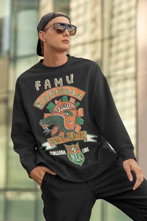 NCAA Florida A&M Rattlers Logo Shirt - Vintage FAMU Rattlers Shirt, Florida AM University Tee for Fans