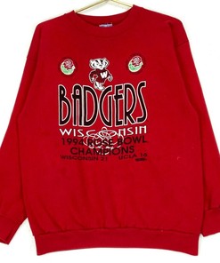 NCAA Football: 1994 Wisconsin Badgers Rose Bowl Champs Vintage Crewneck Sweatshirt, Hoodie, T-Shirt