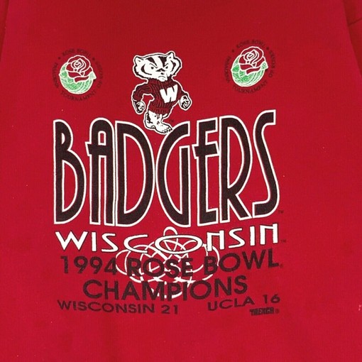 NCAA Football: 1994 Wisconsin Badgers Rose Bowl Champs Vintage Crewneck Sweatshirt, Hoodie, T-Shirt - Image 2