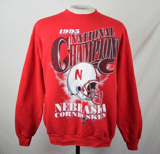 NCAA Football Championship Sweatshirt Nebraska Huskers (ncaa shirts women)