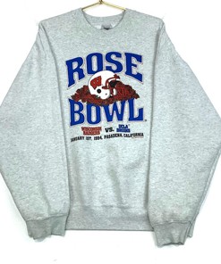 NCAA Game Day Gear: Vintage Wisconsin Badgers vs UCLA Bruins 1994 Rose Bowl Sweatshirt