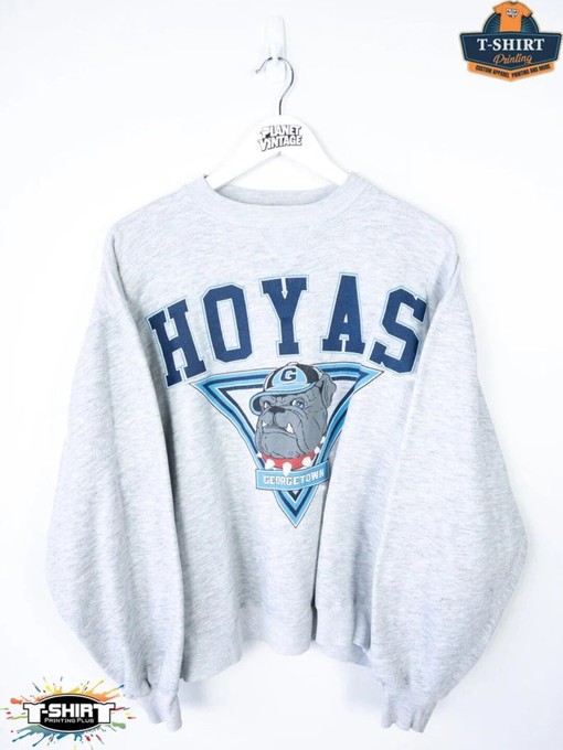 NCAA Georgetown Hoyas Logo Sweatshirt - American University Shirt for Fans