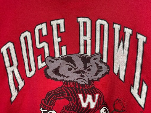 NCAA Gifts: Vintage Style Wisconsin Badgers 1994 Rose Bowl Badgers Football Sweatshirt, Hoodie, T-Shirt - Image 3