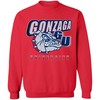 NCAA Gonzaga Bulldogs Vintage Crewneck Sweatshirt for Fans of Retro NCAA Shirts