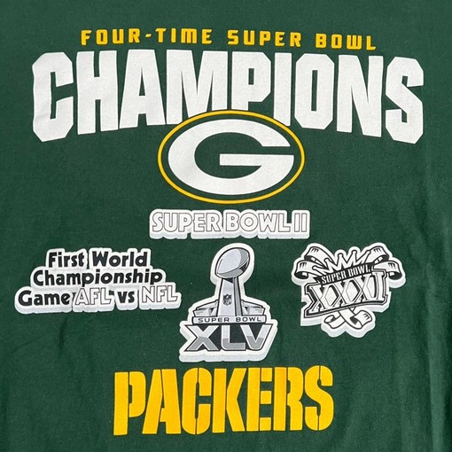 NCAA Green Bay Packers 4X Time Super Bowl Champions Sweatshirt T-shirt - Ideal Gift for NFL Fans - Image 2