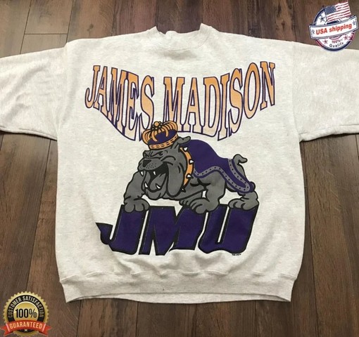 NCAA James Madison Dukes Logo Sweatshirt -Vintage James Madison Shirt & Hoodie Shirt for Fans