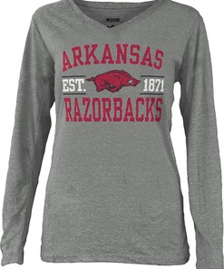 NCAA Junior Tribune Long Sleeve T-Shirt for Razorbacks Fans