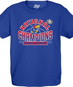 NCAA Kansas Jayhawks National Basketball Champions T-Shirt 2022 - Kansas Basketball Shirts for Fans
