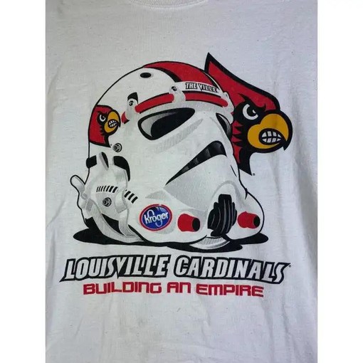 NCAA Louisville Cardinals Building an Empire T-Shirt - NCAA Shirts for Fans - Image 2