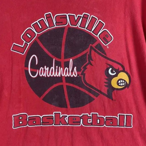 NCAA Louisville Cardinals Retro Uni Football Hoodie Sweatshirt for Men - Image 2