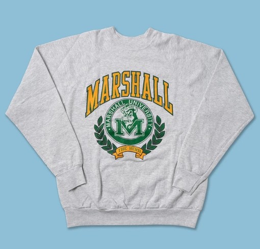 NCAA Marshall University The Herd Logo Sweatshirt, Vintage Shirt, Thundering Herd Unisex Shirt, NCAA Shirts