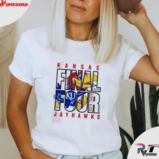 NCAA Men's Basketball Final Four 2022 Kansas Jayhawks Shirt - NCAA Shirts for Men and Women - Image 3