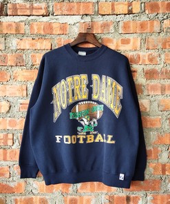 NCAA Notre Dame Irish By Logo 7 Vintage 90s Unisex Sweatshirt Hoodie Shirt, Notre Dame Crewneck, NCAA Shirts