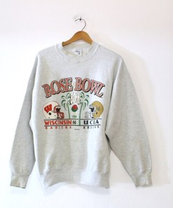 NCAA Shirt Sweatshirt, Hoodie: Vintage University of Wisconsin Badgers vs UCLA Bruins 1994 Rose Bowl Sweatshirt