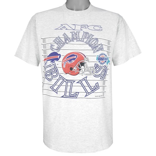 NCAA Shirts Women - NFL Buffalo Bills, AFC Champions T-Shirt 1994 Vintage Tshirt