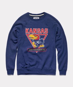 NCAA Shirts for Fans - Kansas Jayhawks Victory Crewneck Sweatshirt