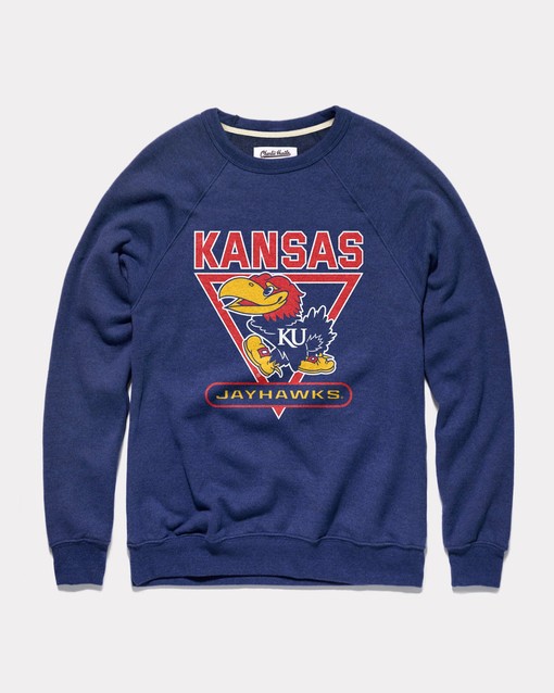 NCAA Shirts for Fans - Kansas Jayhawks Victory Crewneck Sweatshirt