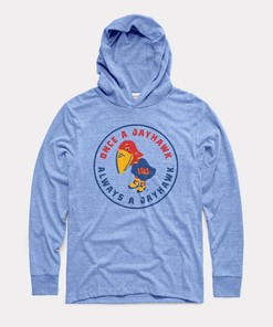 NCAA Shirts for Fans - Lightweight Hoodie for Kansas Jayhawks