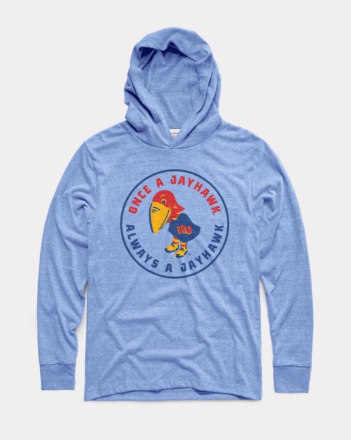 NCAA Shirts for Fans - Lightweight Hoodie for Kansas Jayhawks