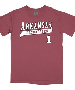 NCAA Shirts for Men: Arkansas Razorbacks Barnhill Short Sleeve T-Shirt