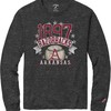NCAA Shirts for Men: Baseball A Triblend Long Sleeve for Razorbacks Fans