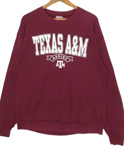 NCAA Shirts for Men - Vintage Style 90s Texas A&M University Aggies T-Shirt Sweatshirt Hoodie