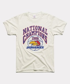 NCAA Shirts for Men and Women - Kansas Jayhawk 1988 National Champions Tee