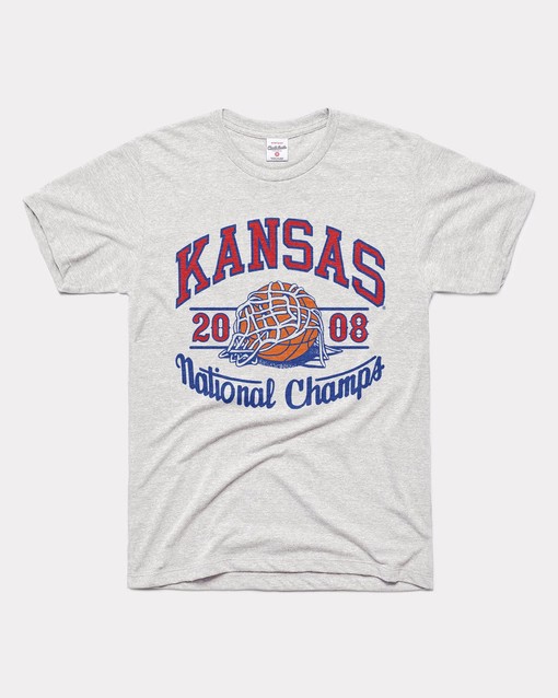 NCAA Shirts for Men and Women - Kansas Jayhawks 2008 National Champs Tee