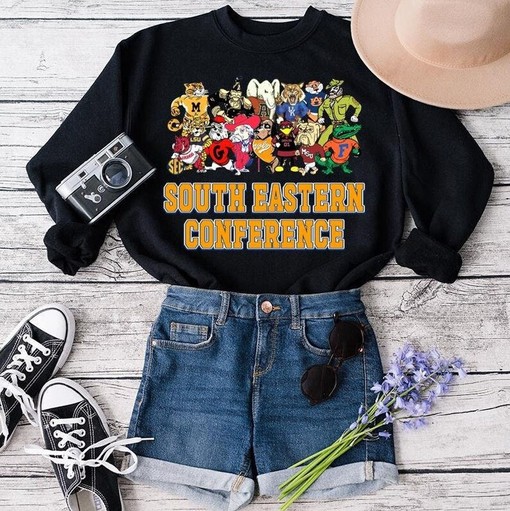 NCAA Southeastern Conference Hoodie, Sweatshirt, and Long Sleeve Tee Perfect for Fans of SEC