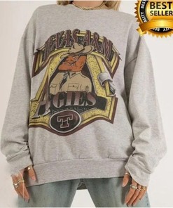 NCAA Texas A&M Aggies Mascot Shirt Hoodie Sweatshirt -Texas AM University Hoodie Shirt for NCAA Fans