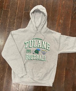 NCAA Tulane Green Wave Logo Hoodie Sweatshirt -Vintage Tulane Football 2023 Shirt, NCAA College Shirt, Unisex Hoodie