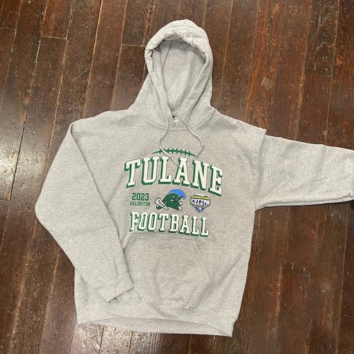 NCAA Tulane Green Wave Logo Hoodie Sweatshirt -Vintage Tulane Football 2023 Shirt, NCAA College Shirt, Unisex Hoodie