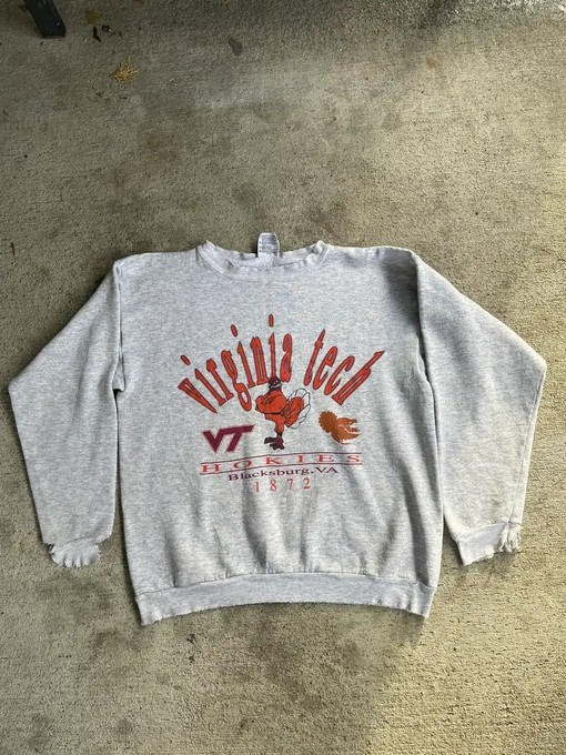 NCAA Virginia Tech Hokies Collegiate T-Shirt Sweatshirt Hoodie for Football Game Day Lovers