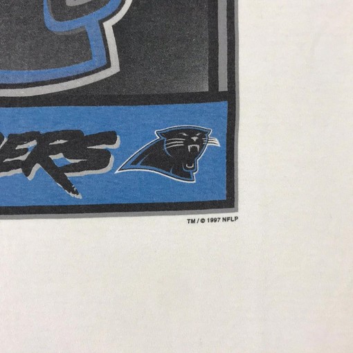 NFL 1997 Carolina Panthers Sweatshirt T-shirt - Vintage Style Retro NFL Shirts, Perfect Gift for Football Fans - Image 2