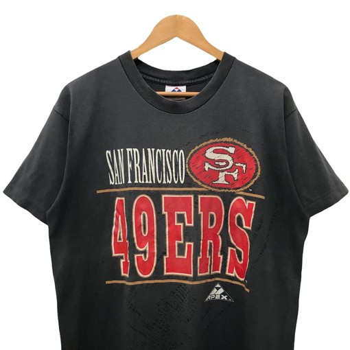 NFL 49ers SF Apex Big Logo USA 90s Vintage Style Sweatshirt T-shirt, Perfect for Football Fans