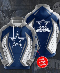NFL Closet Staple: Dallas Cowboys Graphic All Over Print 3D Hoodies