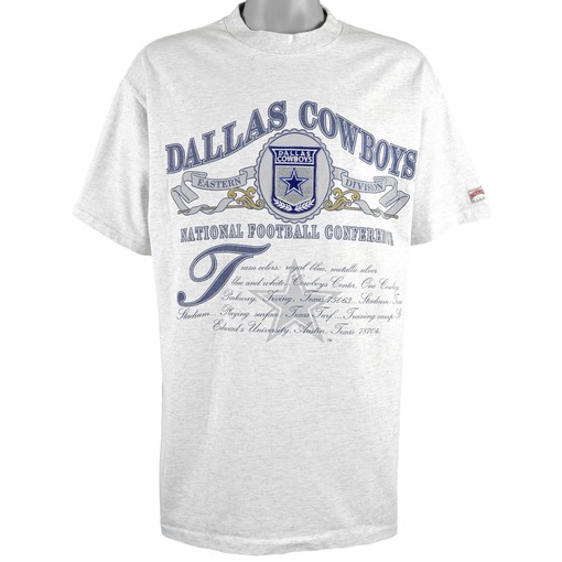 NFL Dallas Cowboys 1990s Grey T-Shirt and Hoodie Sweatshirt - Gifts for Fans