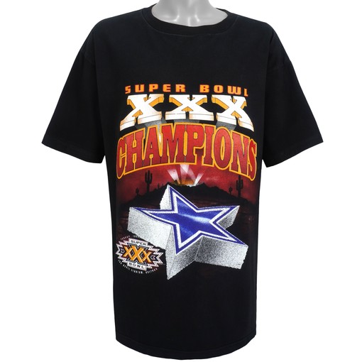 NFL Dallas Cowboys Super Bowl 30th Champions 1995 T-Shirt - Vintage Unisex Sport Sweatshirt Hoodie Gift