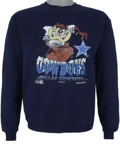NFL Dallas Taz X Cowboys 1995 Vintage Unisex Sweatshirt American Football Shirt Gift for Dad