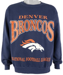 NFL Denver Broncos 1999 Vintage Crew Neck Sweatshirt - American Football Shirt Gift for Dad