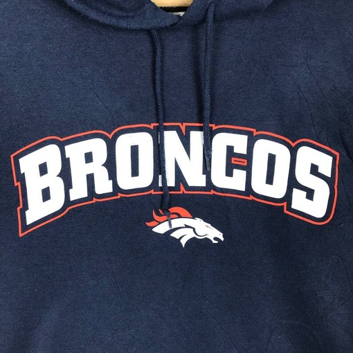 NFL Denver Broncos Spell Out Logo Pullover Hoodie Sweater Pullover Gift - Image 2