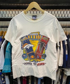NFL Denver Vs Atlanta 1999 Pro Player Sweatshirt T-shirt - Vintage Style Gifts for NFL Fans with Retro NFL Shirts