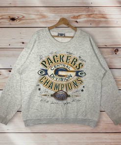 NFL Green Bay Packers Vintage Style Crewneck Sweatshirt Pullover - 90s Starter