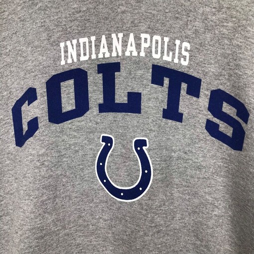 NFL Indianapolis Colts Vintage Style Big Logo Crewneck Sweatshirt Pullover - 90s Champion - Image 2
