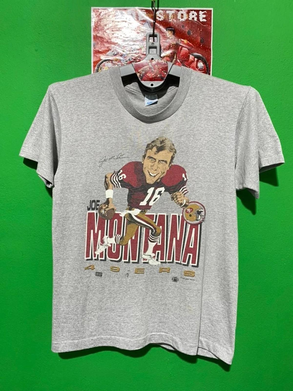 NFL Joe Montana Sweatshirt T-shirt - Vintage Style and Ideal Gift for Fans with ncaa shirts for men
