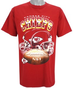 NFL Kansas City Chiefs Helmet T-Shirt 1990s Vintage T-Shirt - Unisex Sport Sweatshirt Hoodie Gift